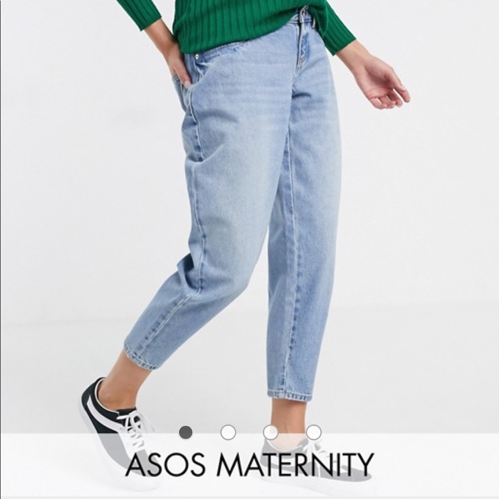 ASOS DESIGN Maternity boyfriend jeans
